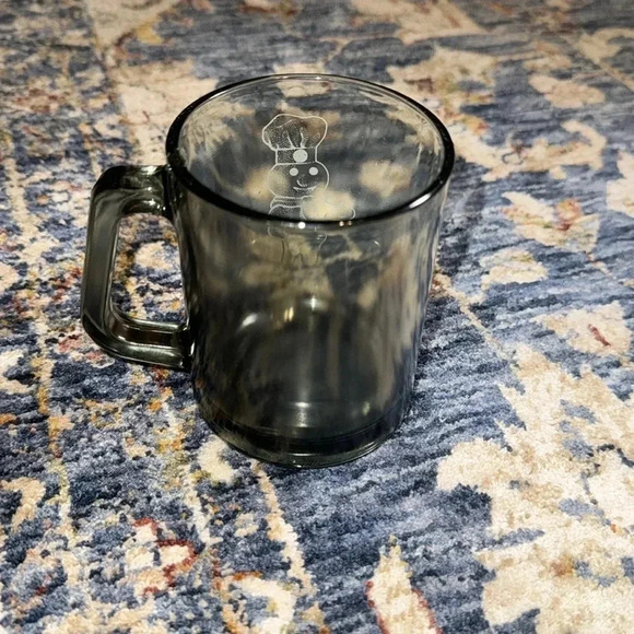 The Pillsbury Doughboy Co. Clear Glass Doughboy Coffee/Tea Mug Cup - Picture 2 of 7